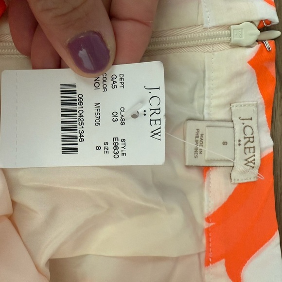 J. Crew Floral Skirt • NWT • Women’s size 8 - Picture 7 of 8